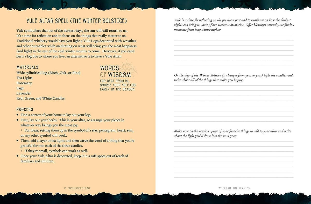 Spellcraft: A Guided Journal For Casting, Cleansing, & Blessing