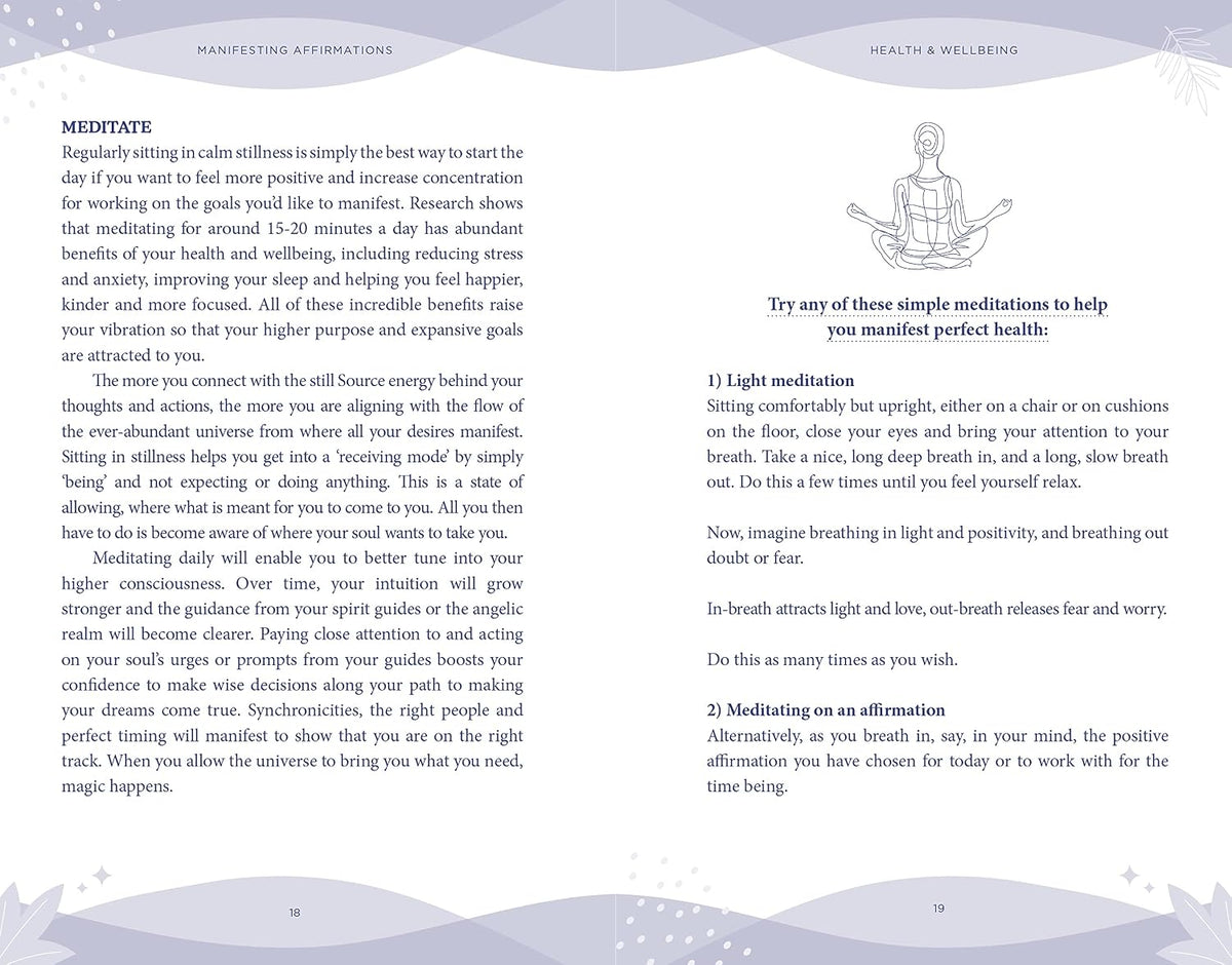 Manifesting Affirmations Book & Card Deck