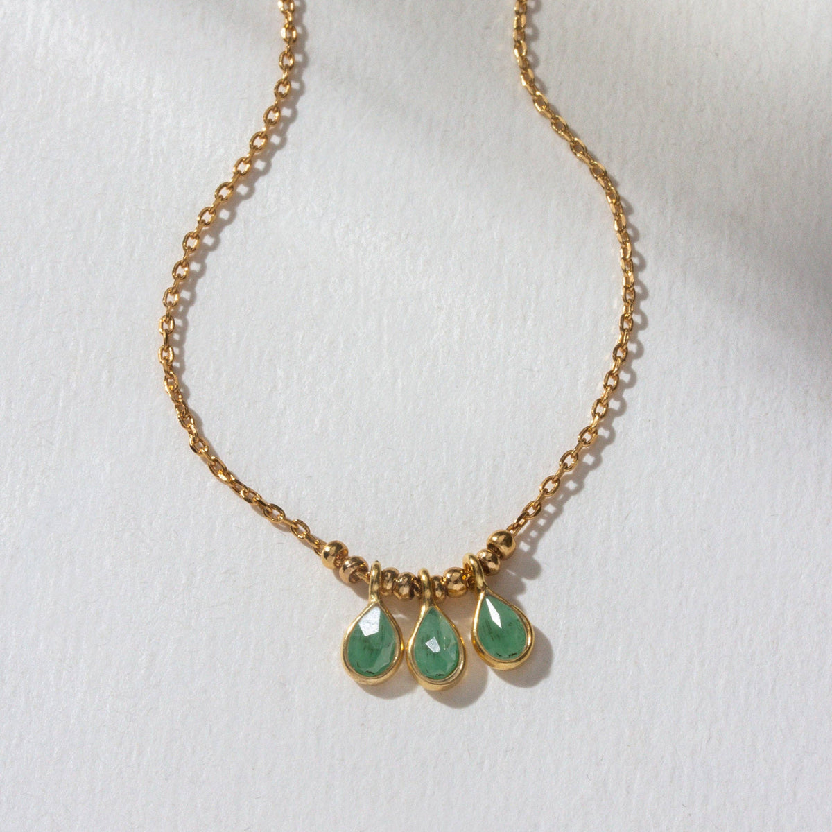 Emerald Misty Necklace