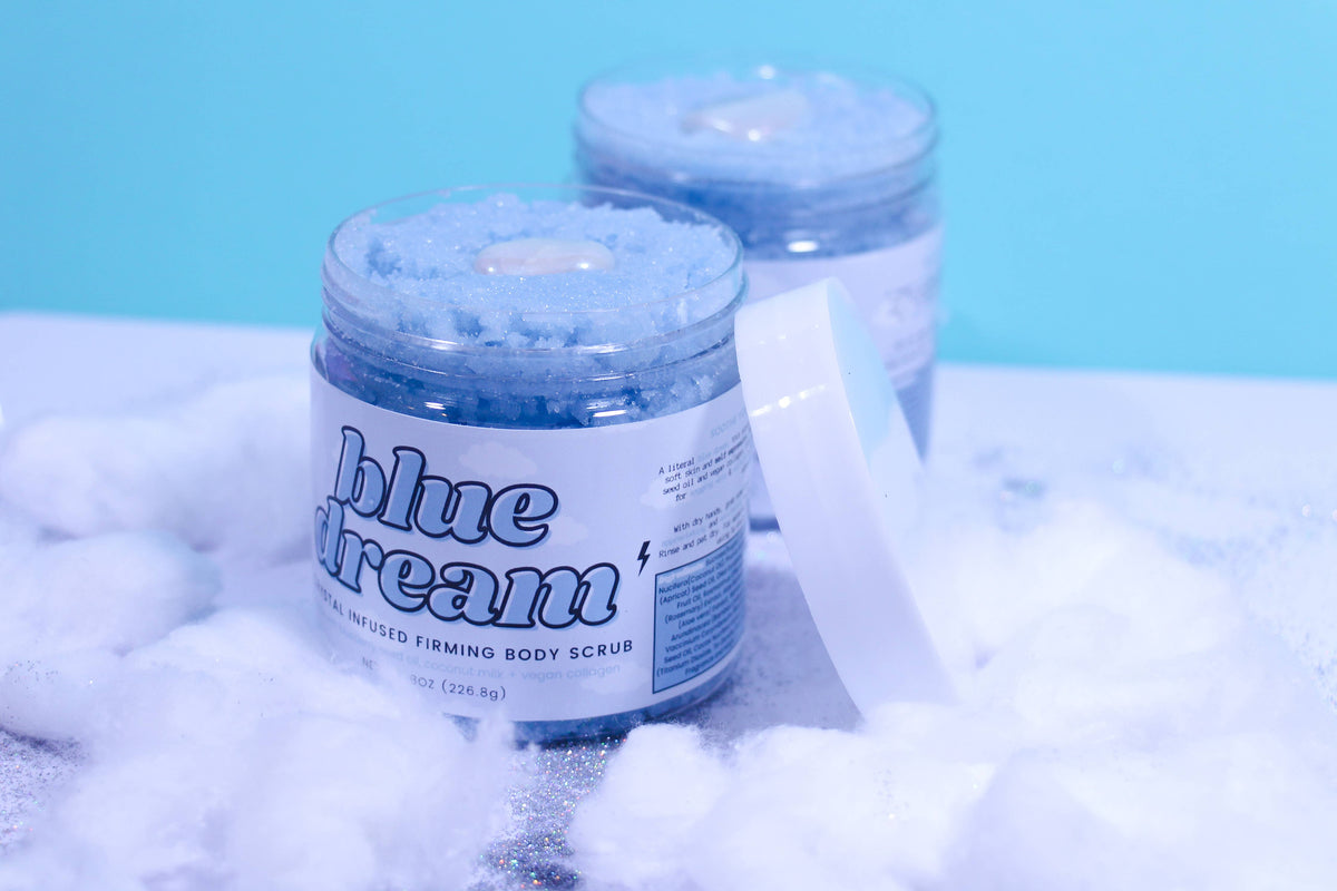 Blue Dream Firming Coconut Crystal Infused Scrub