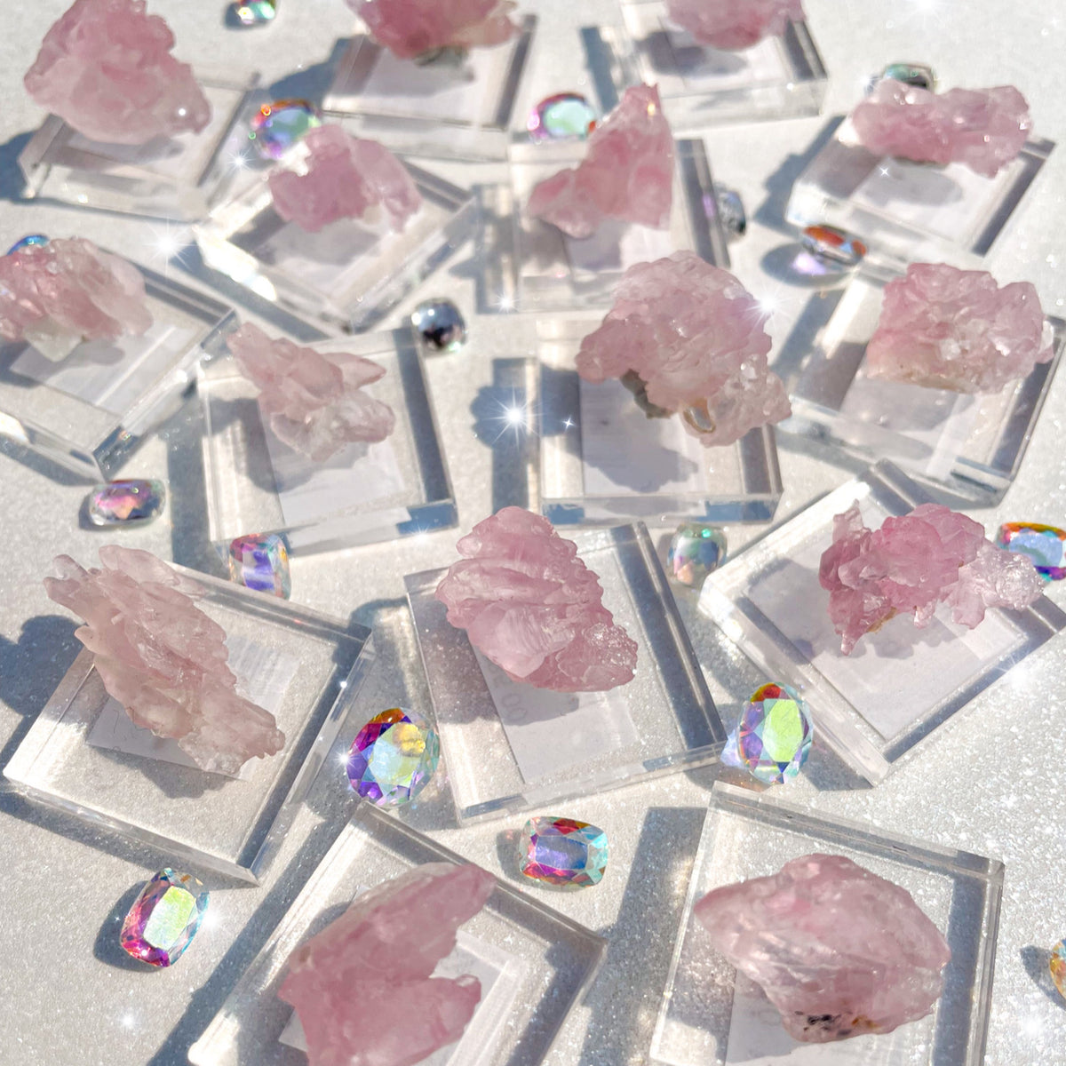 Crystallized Rose Quartz (Pink Quartz)