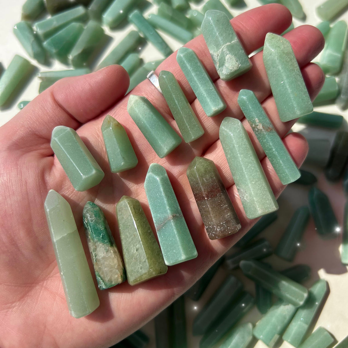 Green Aventurine Tiny Points