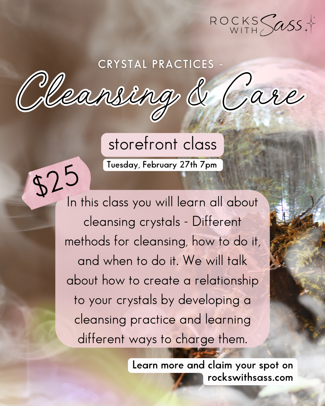 2/27 Crystal Practices - Cleansing &amp; Care
