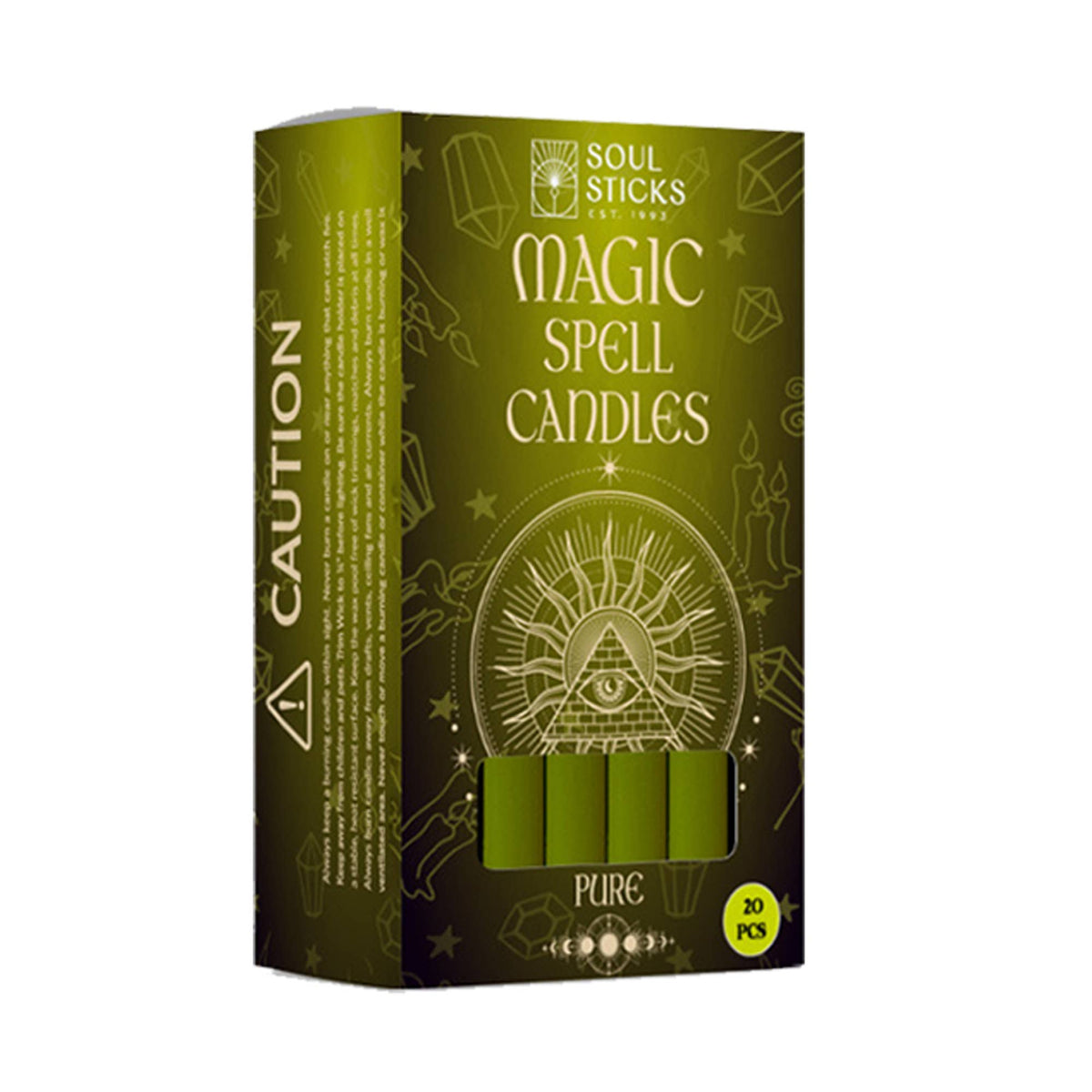 Yellow Magic Spell Candles: Pure