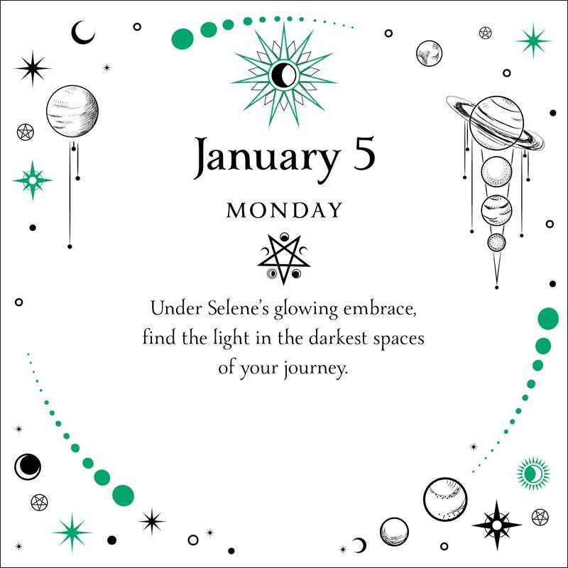 2026 Witch's Calendar: Daily Magick Day-to-Day Calendar