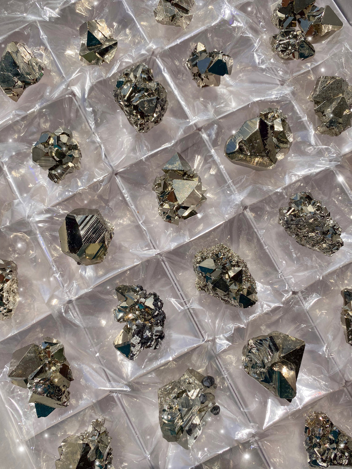 Octahedral Pyrite Clusters