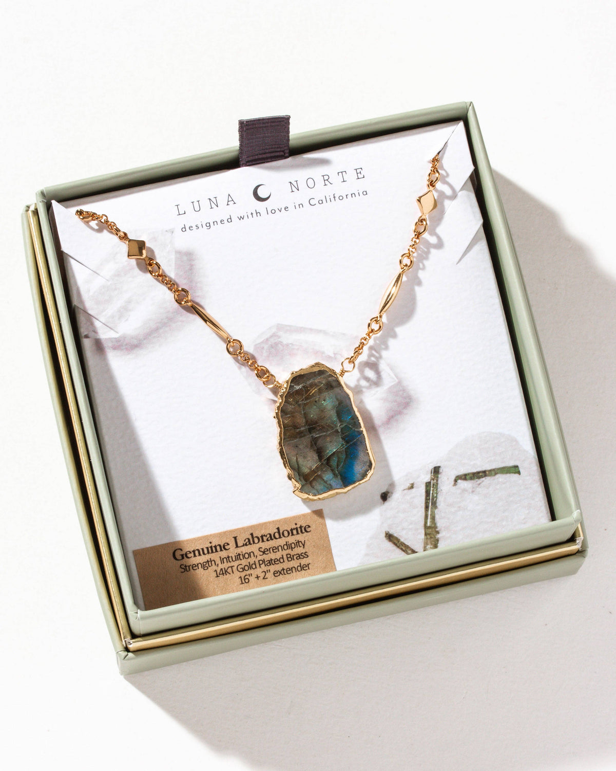 Star, Stone, &amp; Soul Gemstone Necklace - Labradorite