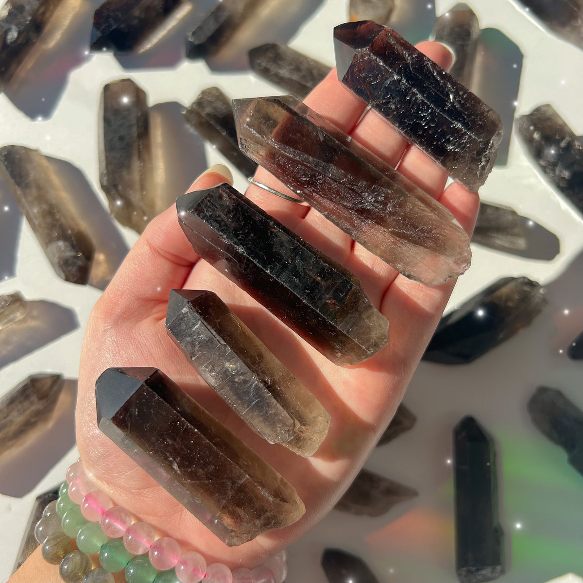 Smoky Quartz Raw Points