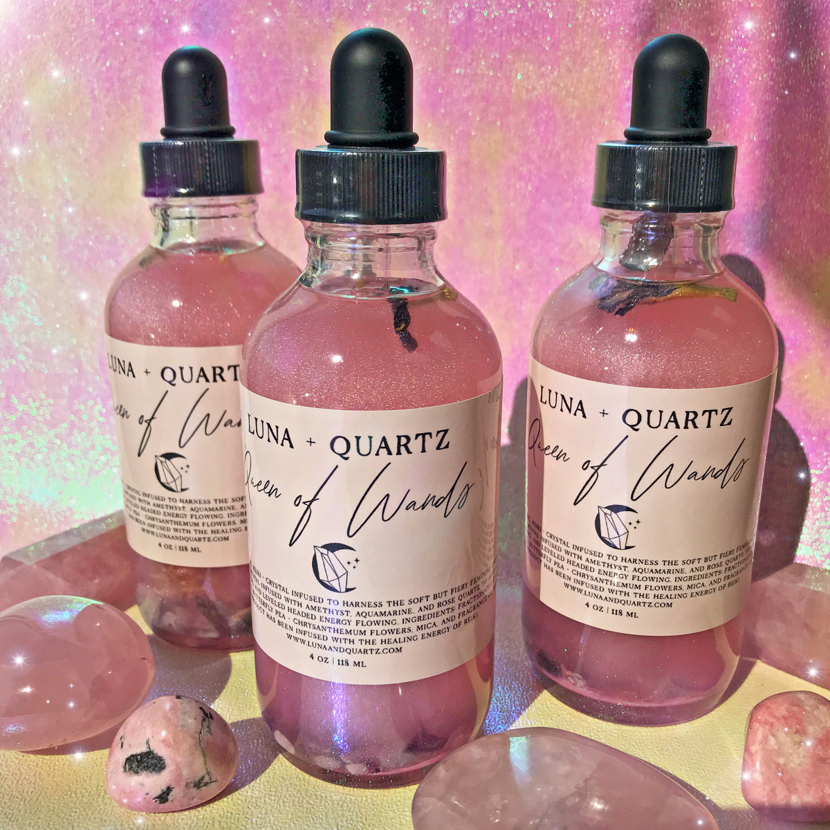 Queen of Wands Crystal Infused Body Oil