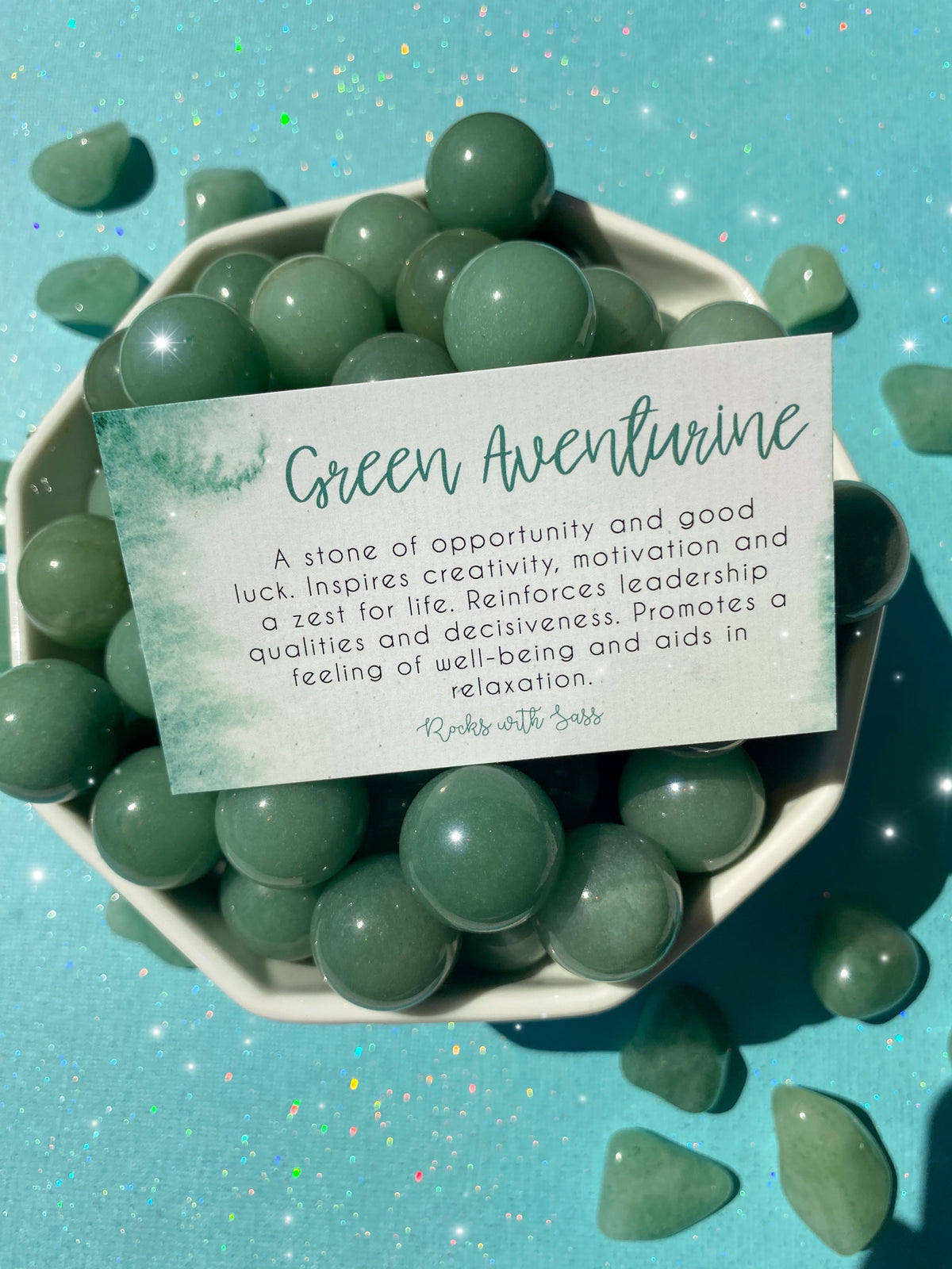 Green Aventurine Mini Spheres