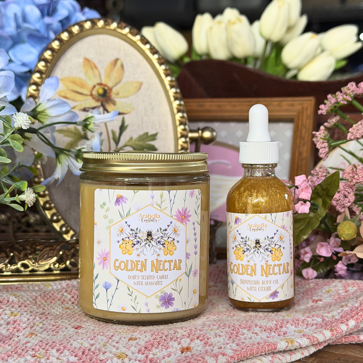 Golden Nectar Spring Homestead Soy Candle