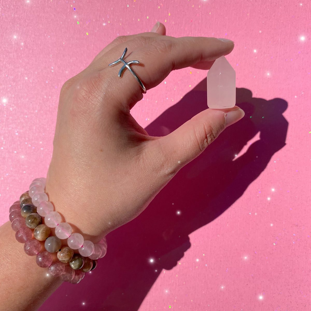 Rose Quartz Mini Points