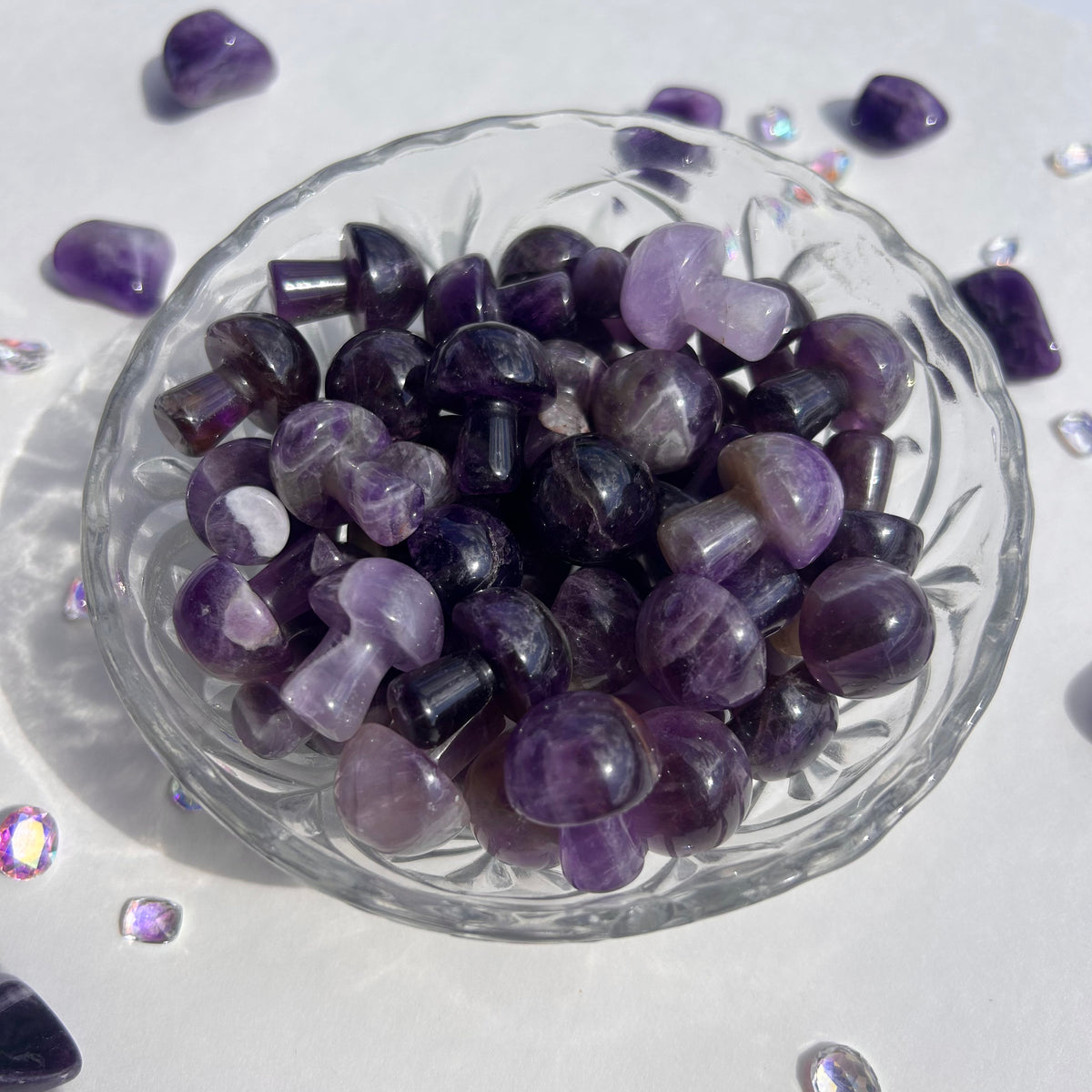 Amethyst Mushrooms - Mini