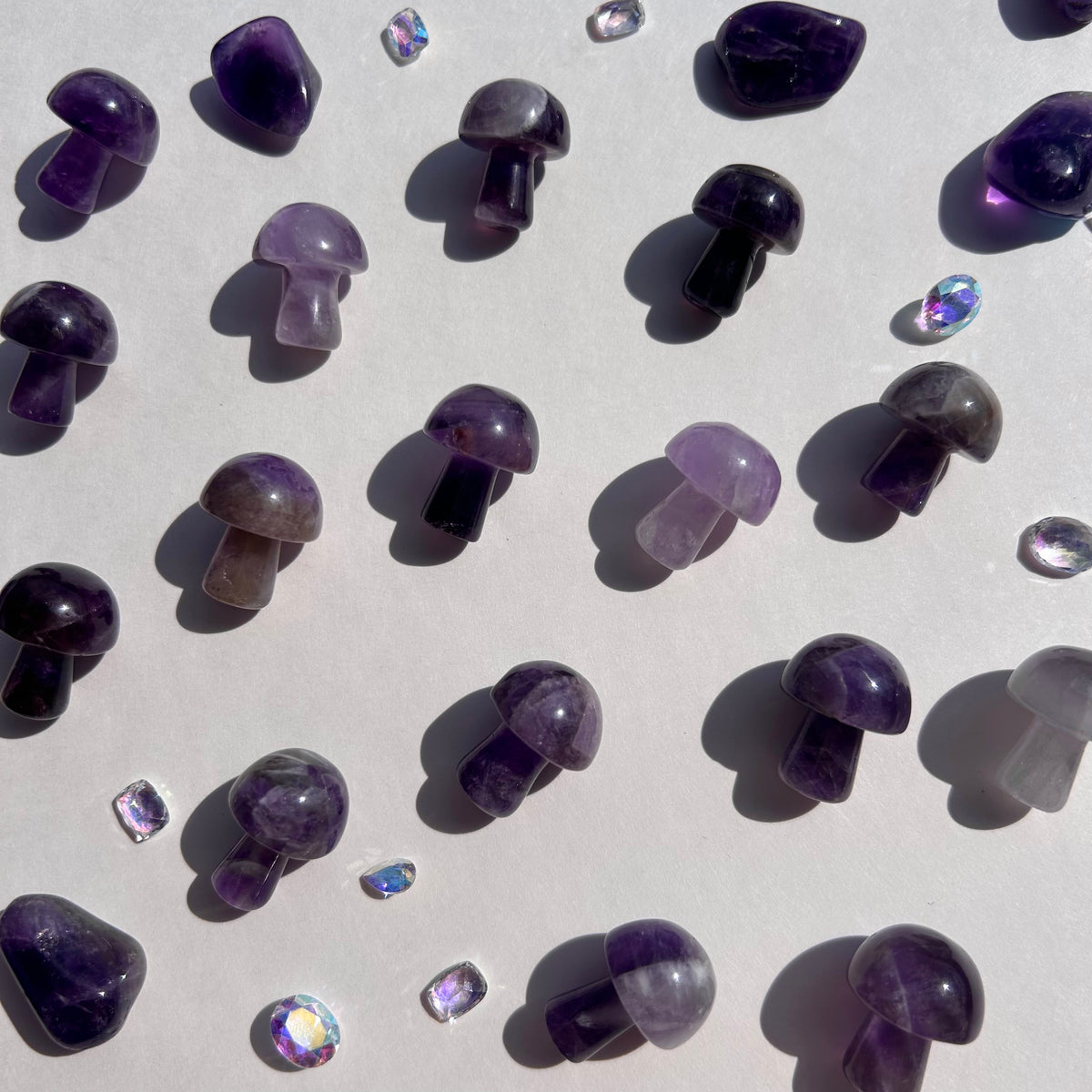 Amethyst Mushrooms - Mini