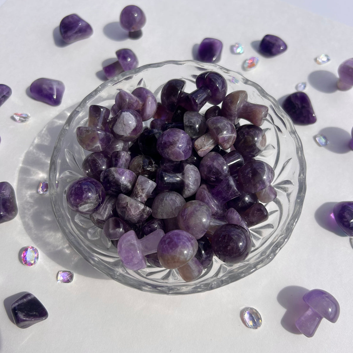 Amethyst Mushrooms - Mini