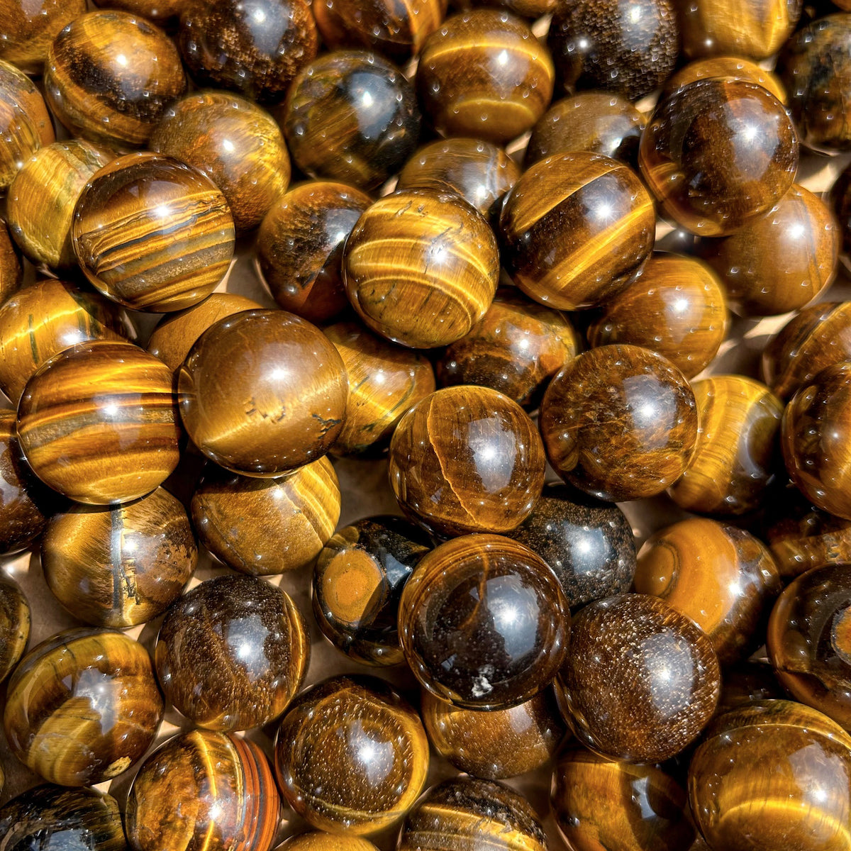 Tiger&#39;s Eye Mini Spheres