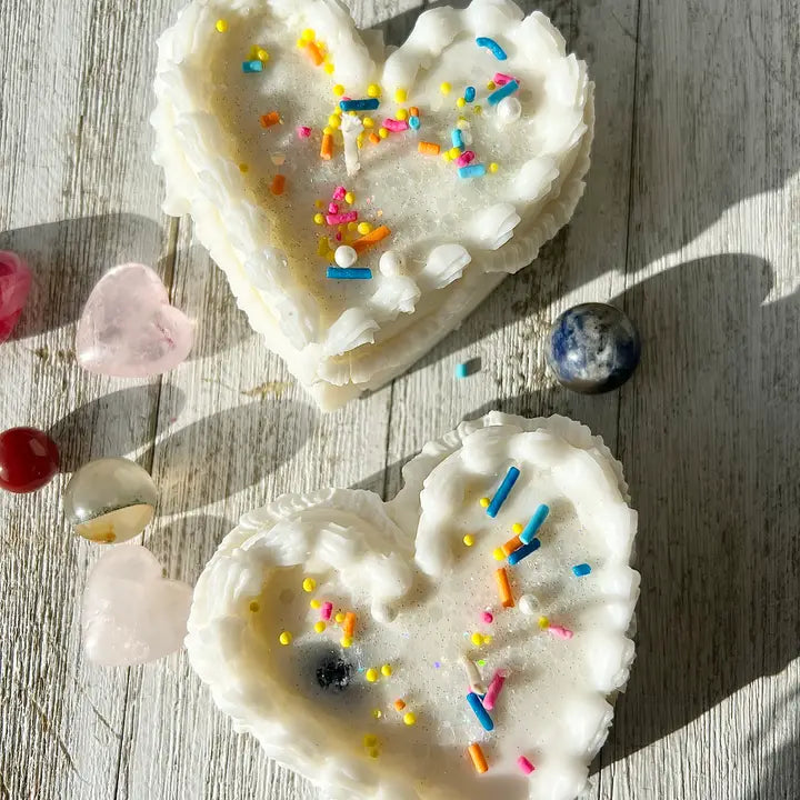 Birthday Cake Candle with Surprise Crystal Inside