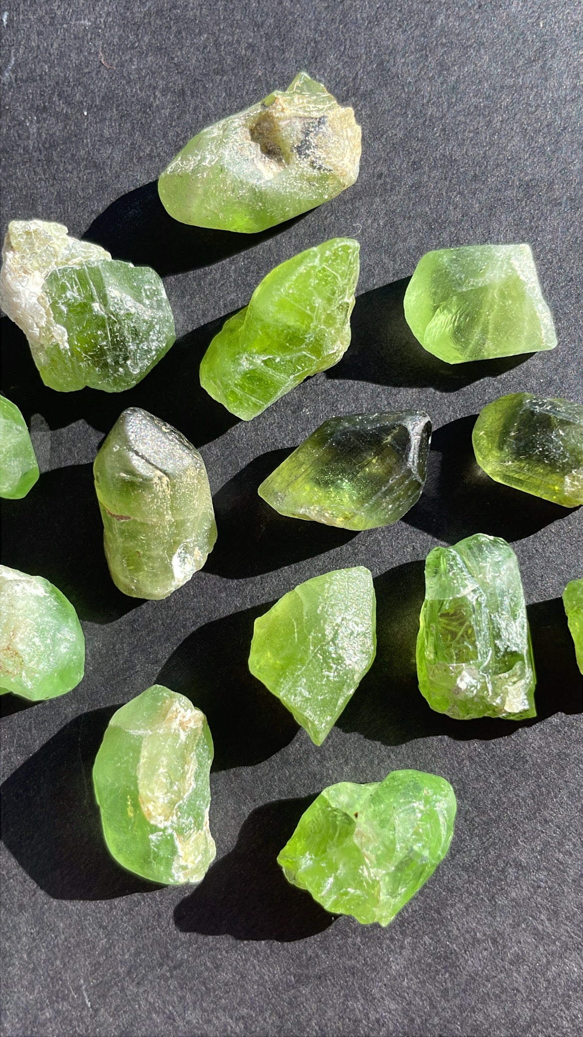 Peridot Crystal Specimens