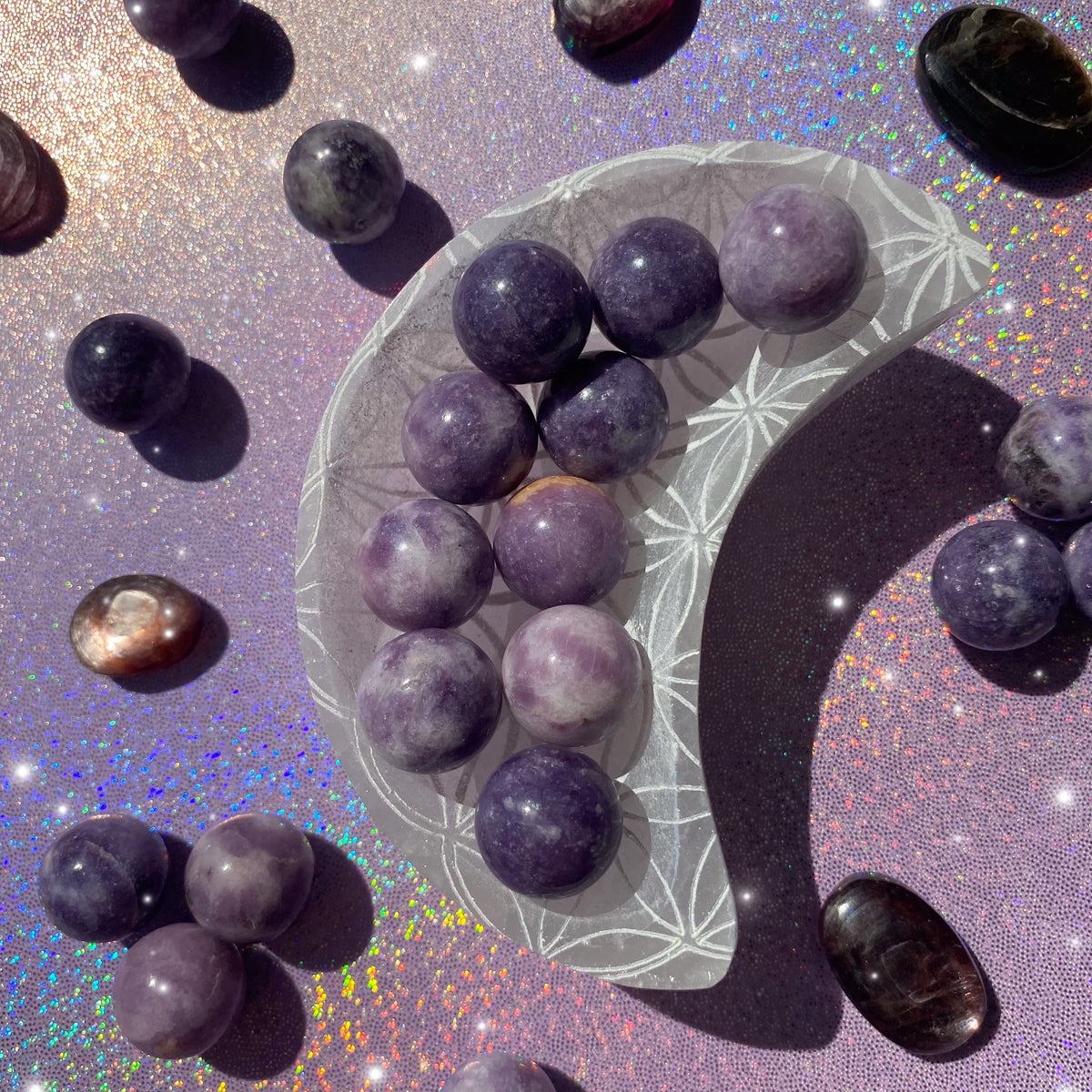 Lepidolite Mini Spheres