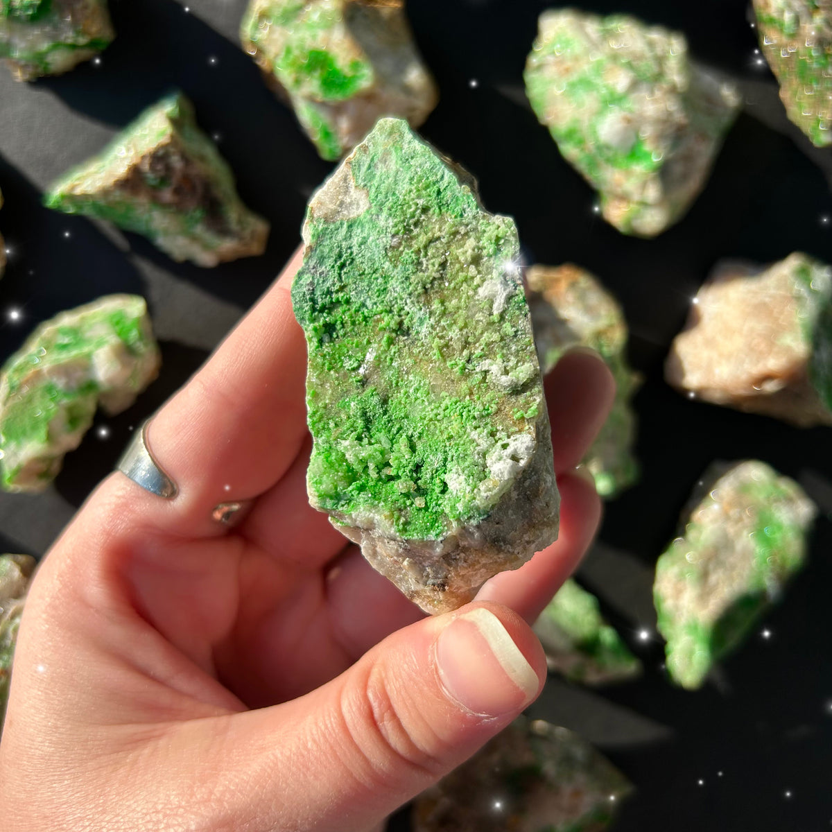 Raw Conichalcite Chunks