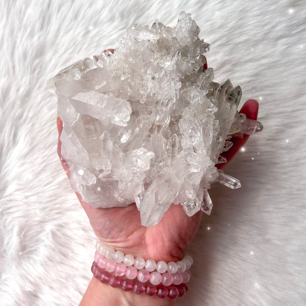 Clear Quartz Cluster - X