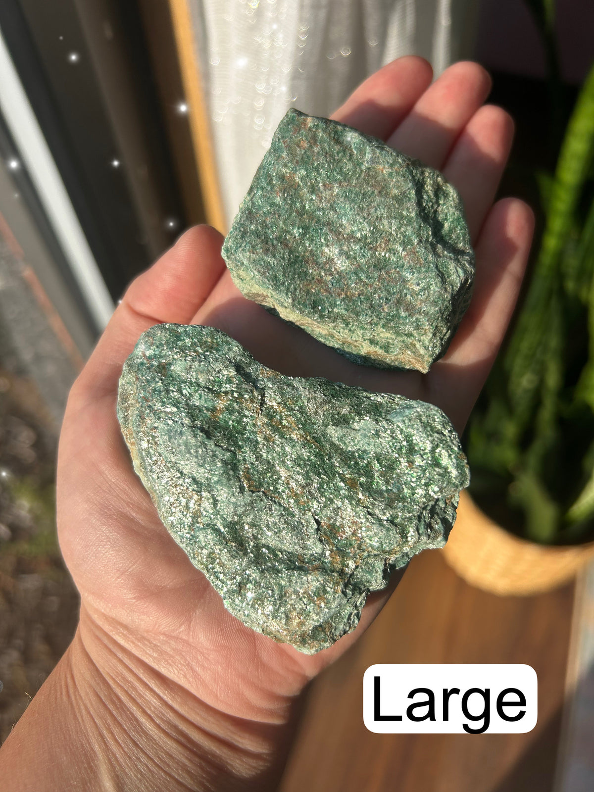 Raw Fuchsite