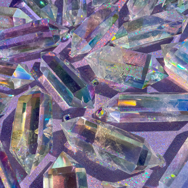 Angel Aura Quartz Wands - Rocks with Sass