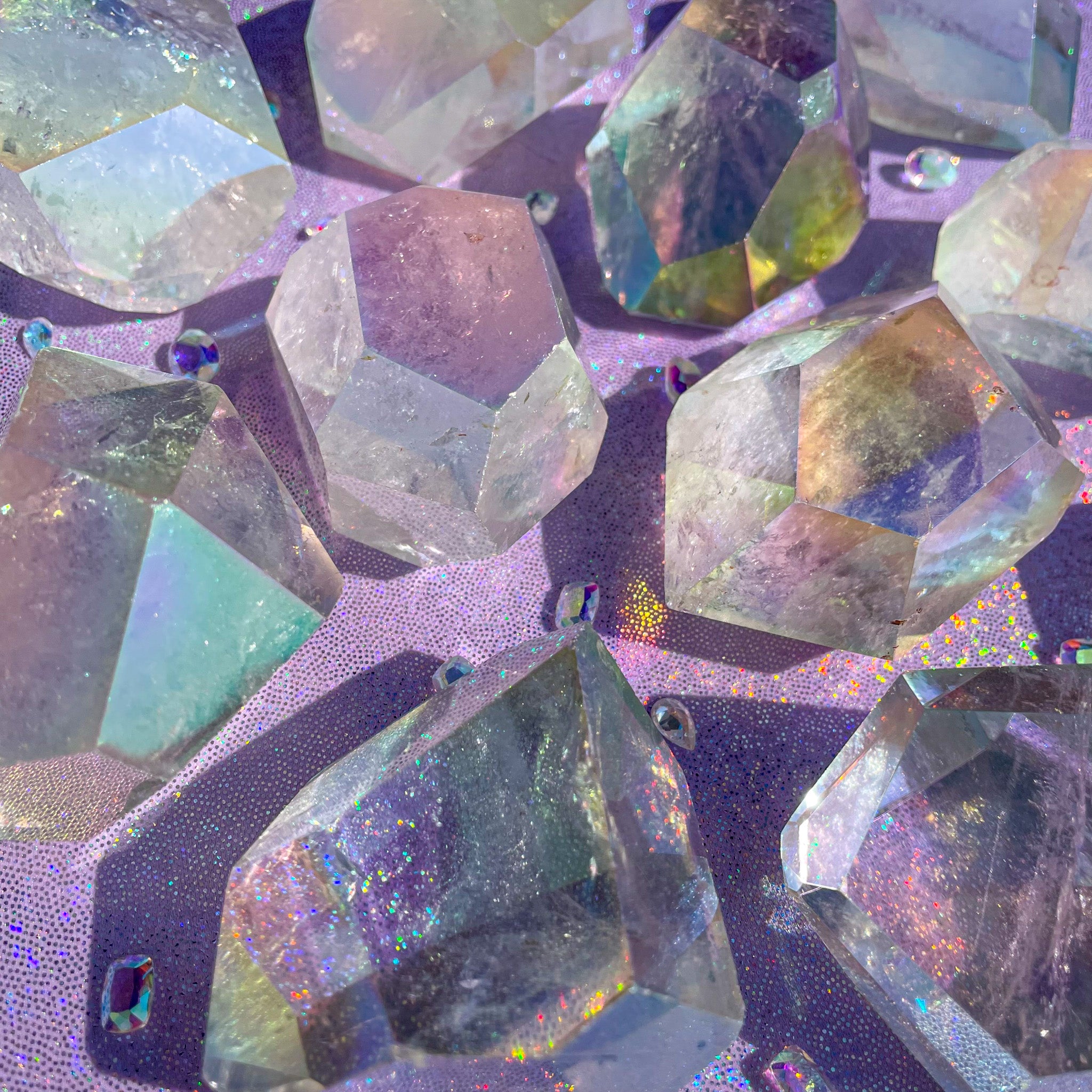 Angel Aura Rose Quartz Freeforms