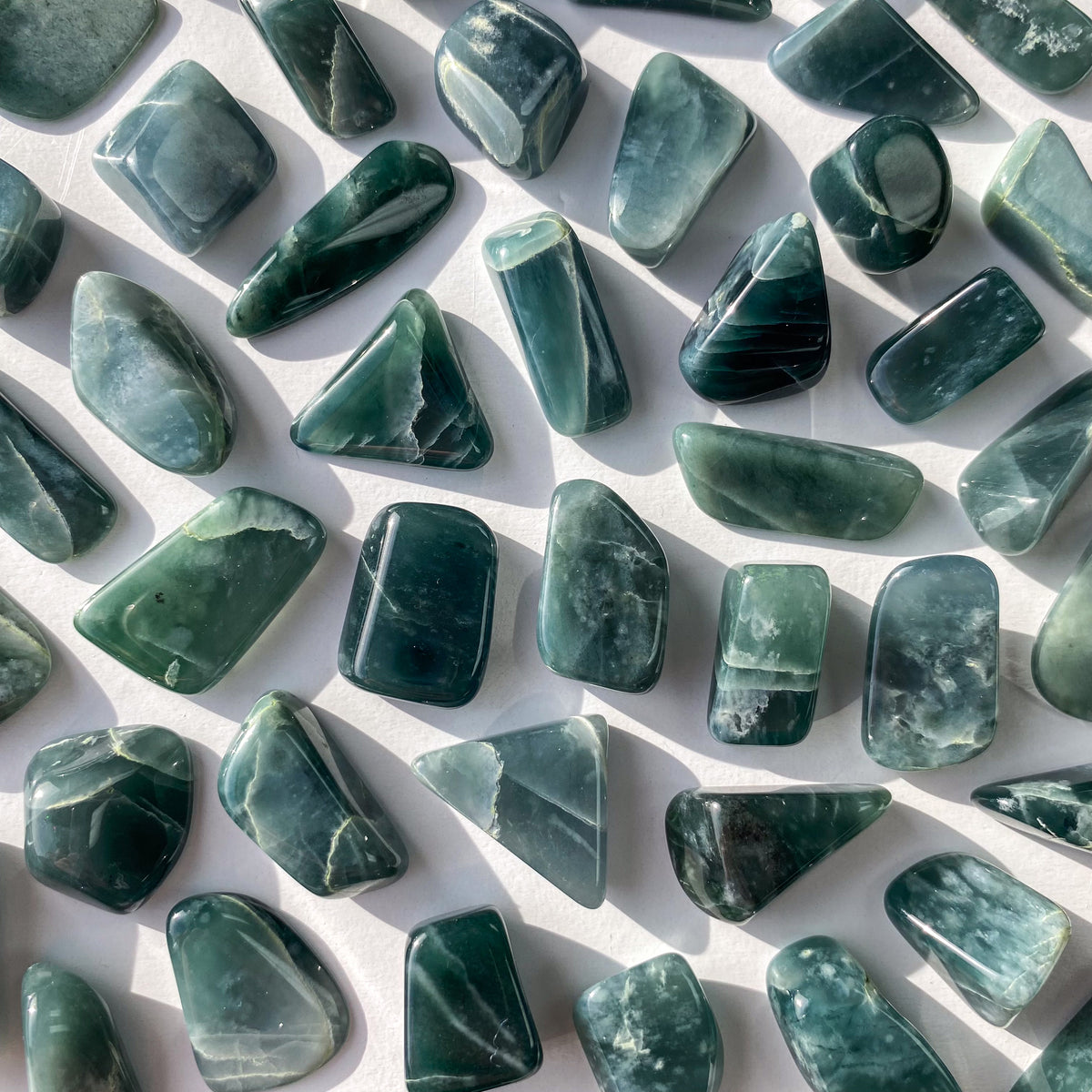 Guatemalan Jade Tumbled Pocket Stone