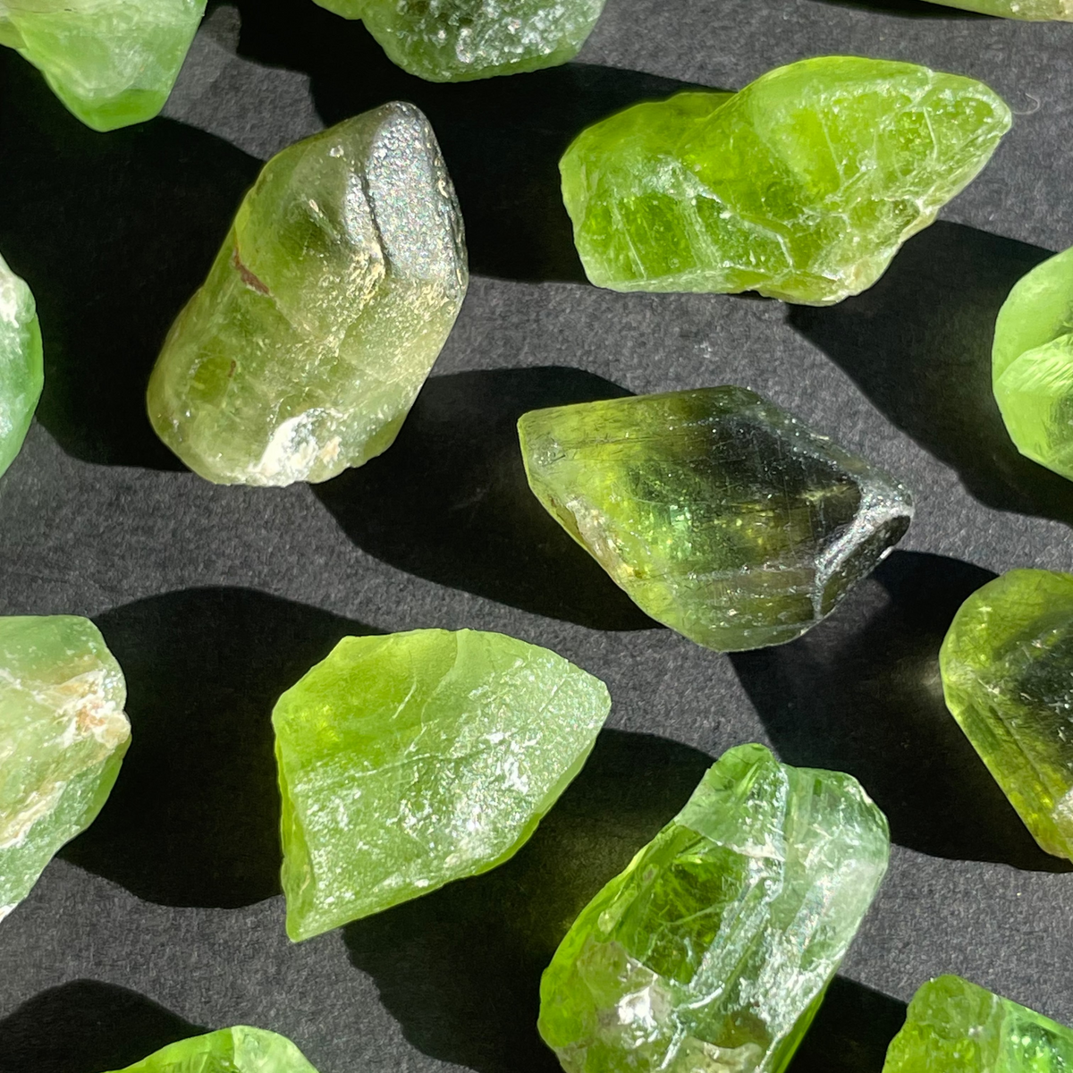 Peridot Crystal Specimens