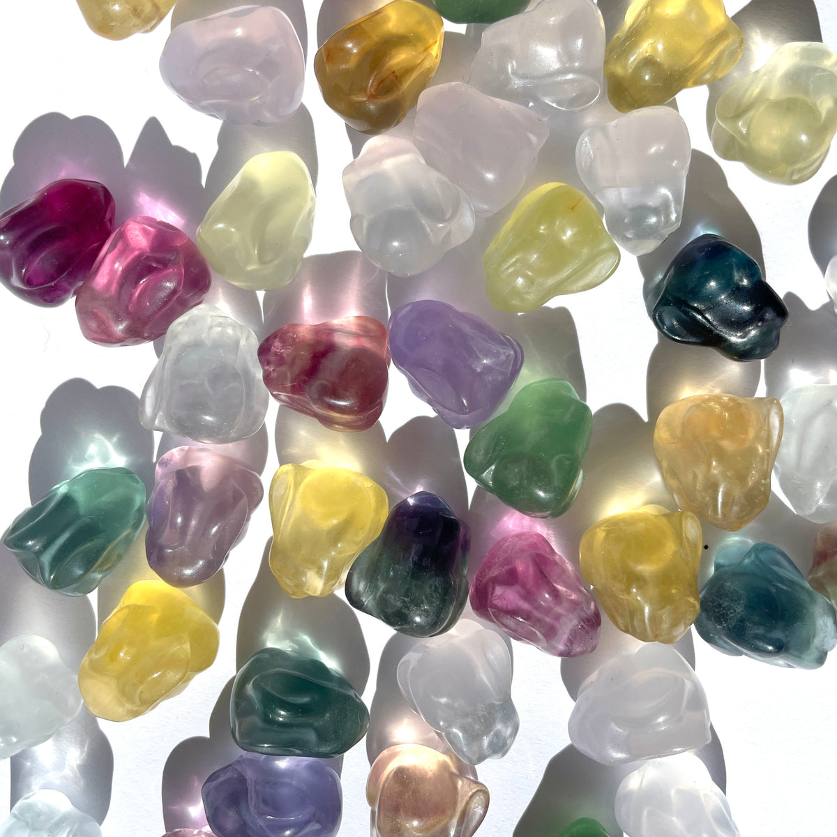 Fluorite Bunny Rabbit Carvings - Mini