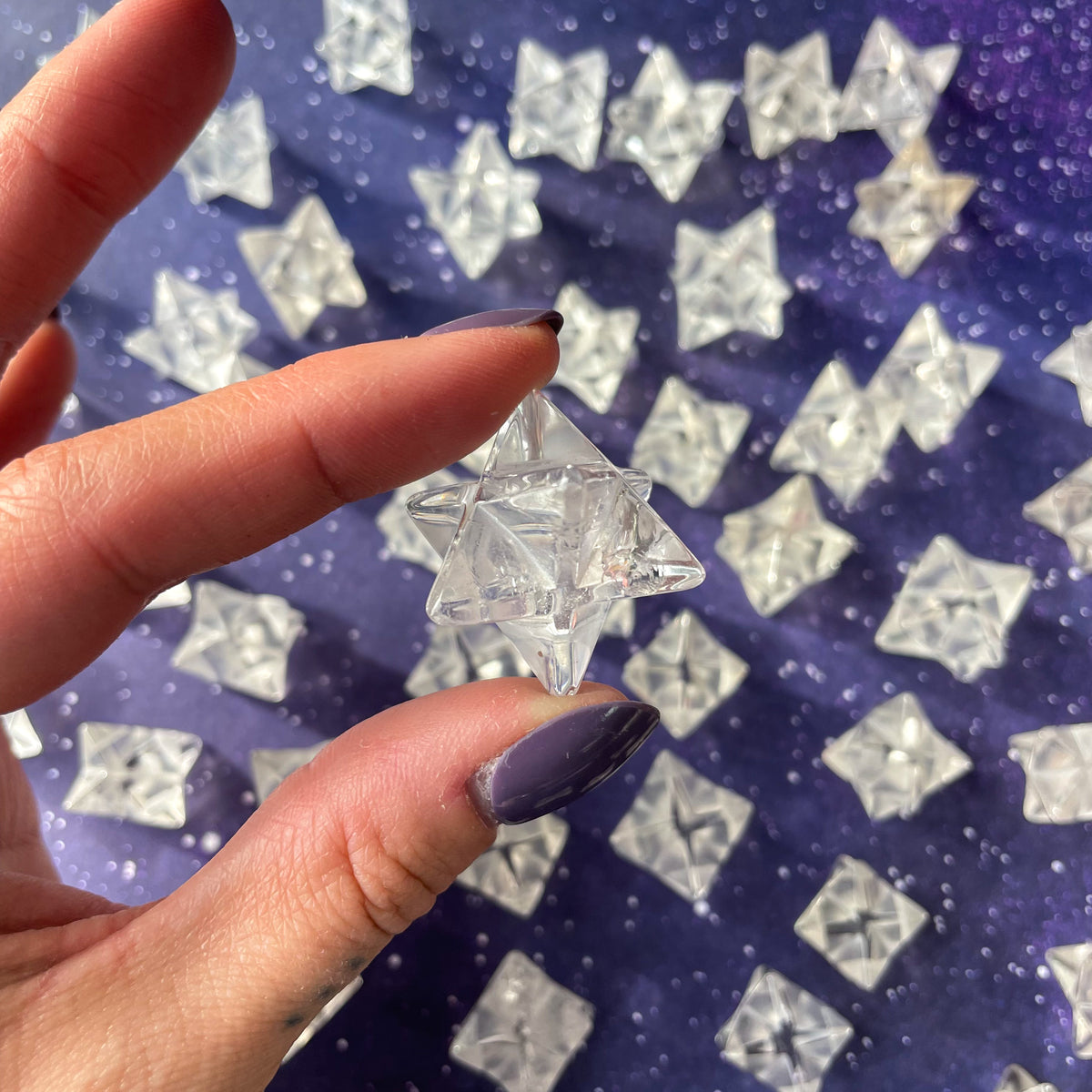 Clear Quartz Merkaba