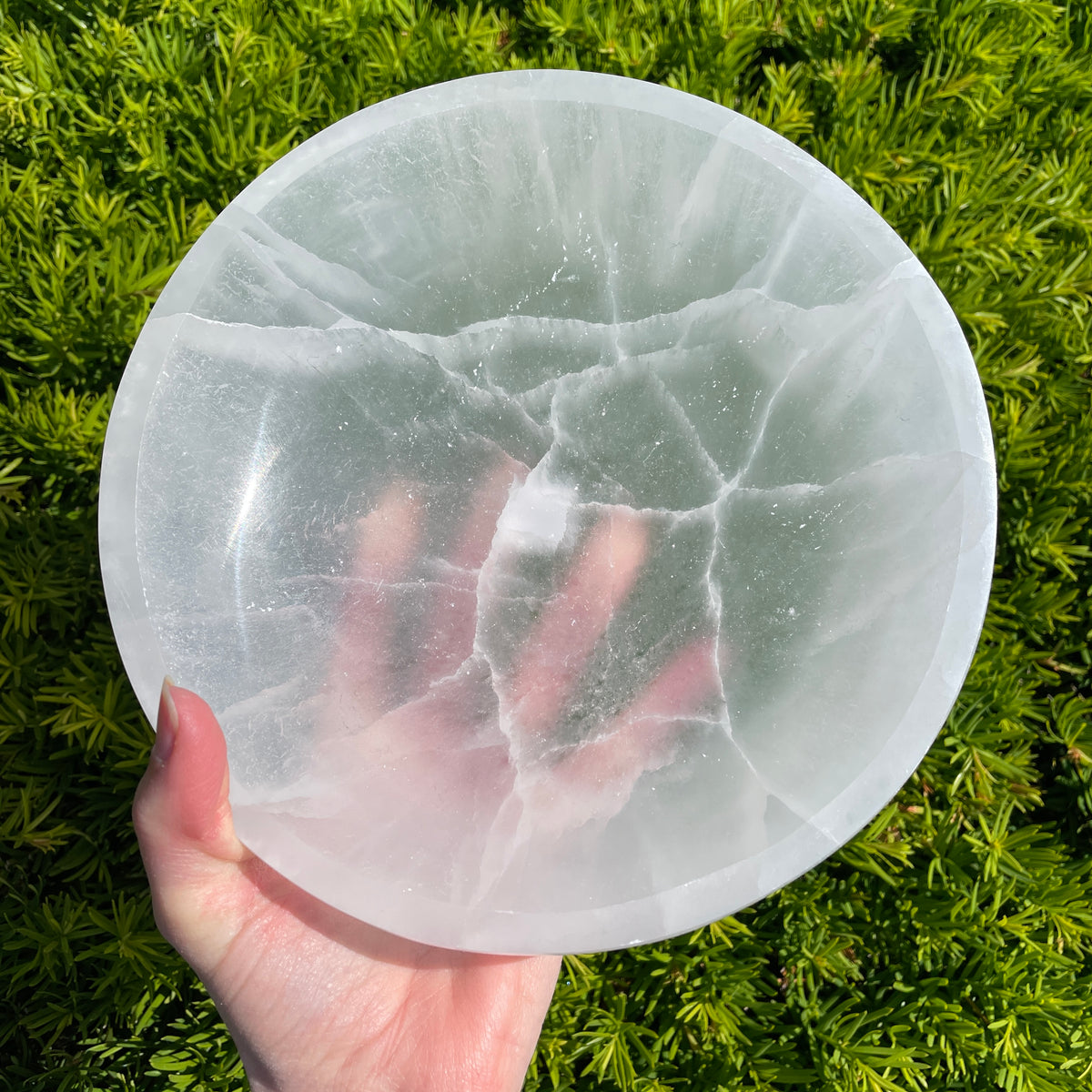 Round Selenite Bowl - XXL