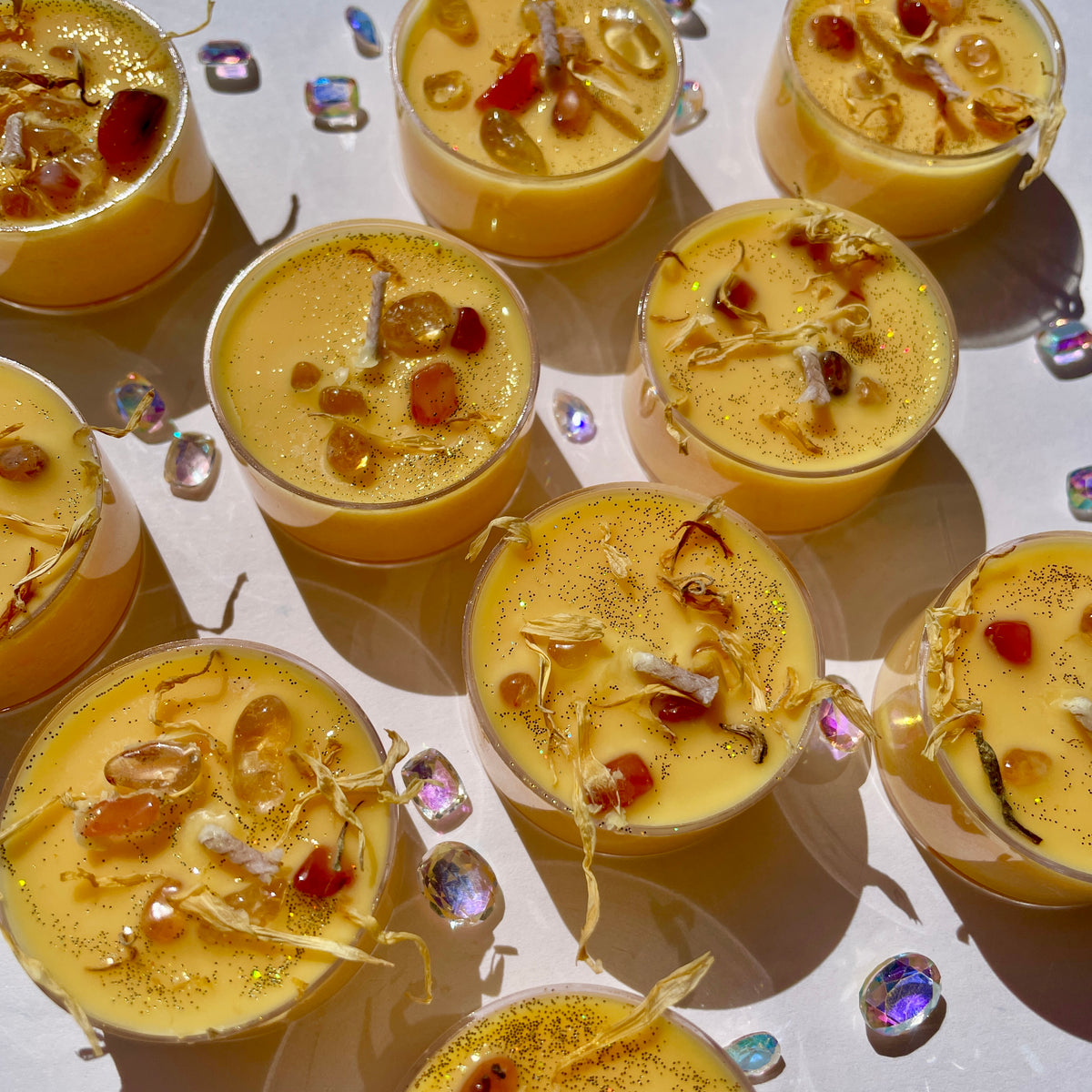 Golden Glow Ritual Tea Light Candles