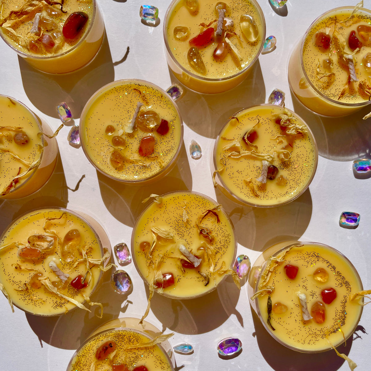 Golden Glow Ritual Tea Light Candles