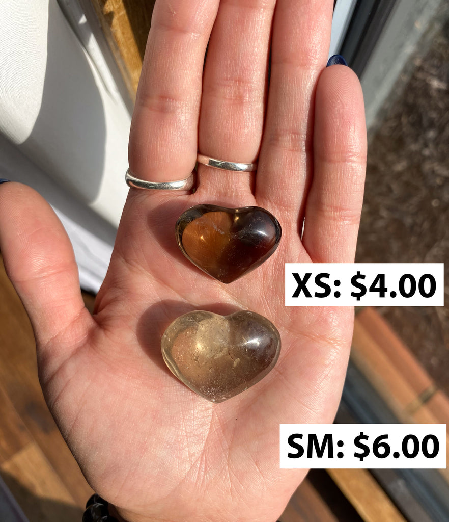 Smoky Quartz Heart - Rocks with Sass