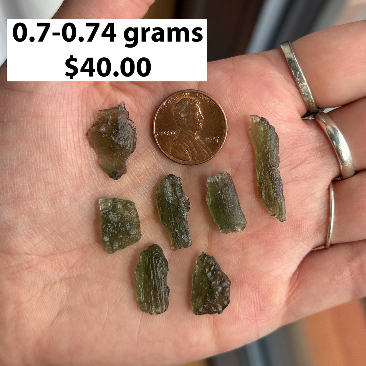 Raw Moldavite