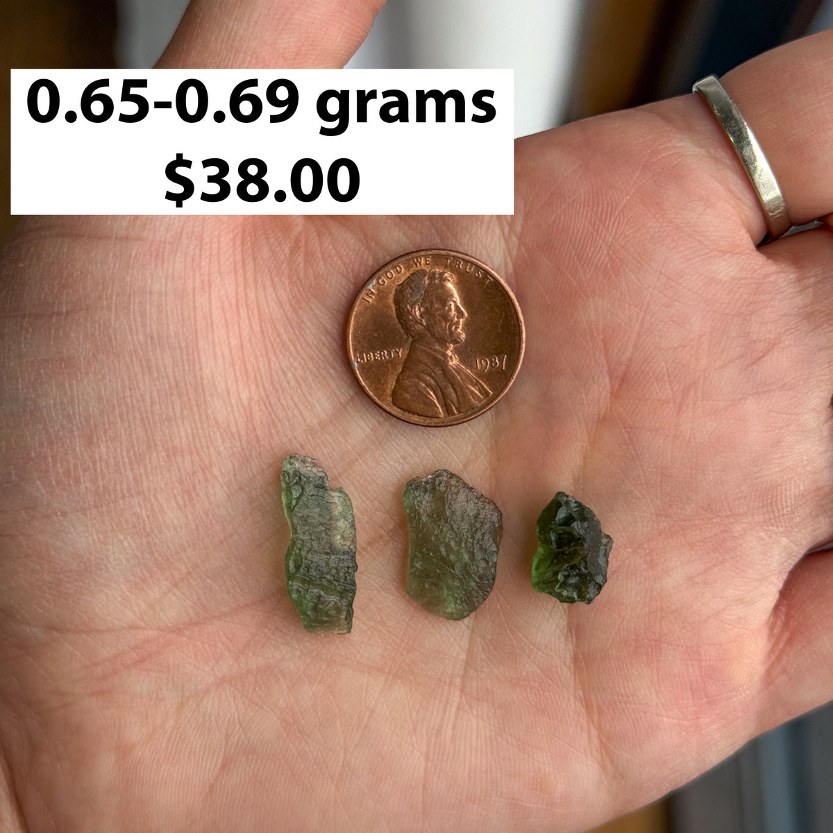 Raw Moldavite
