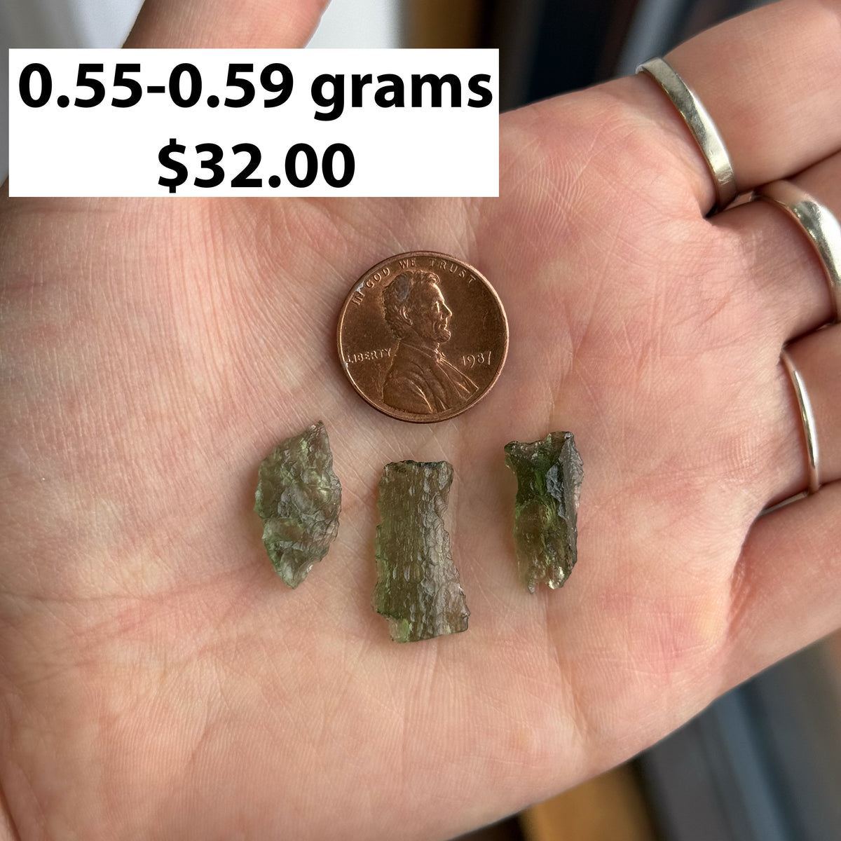 Raw Moldavite