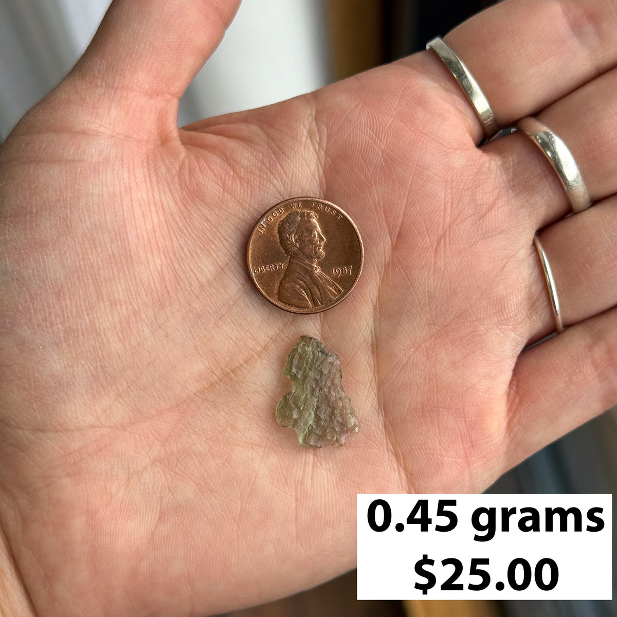 Raw Moldavite