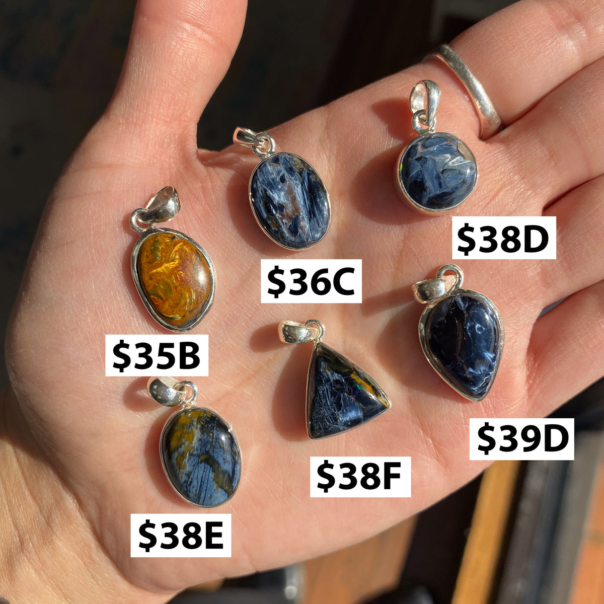 Pietersite Pendants