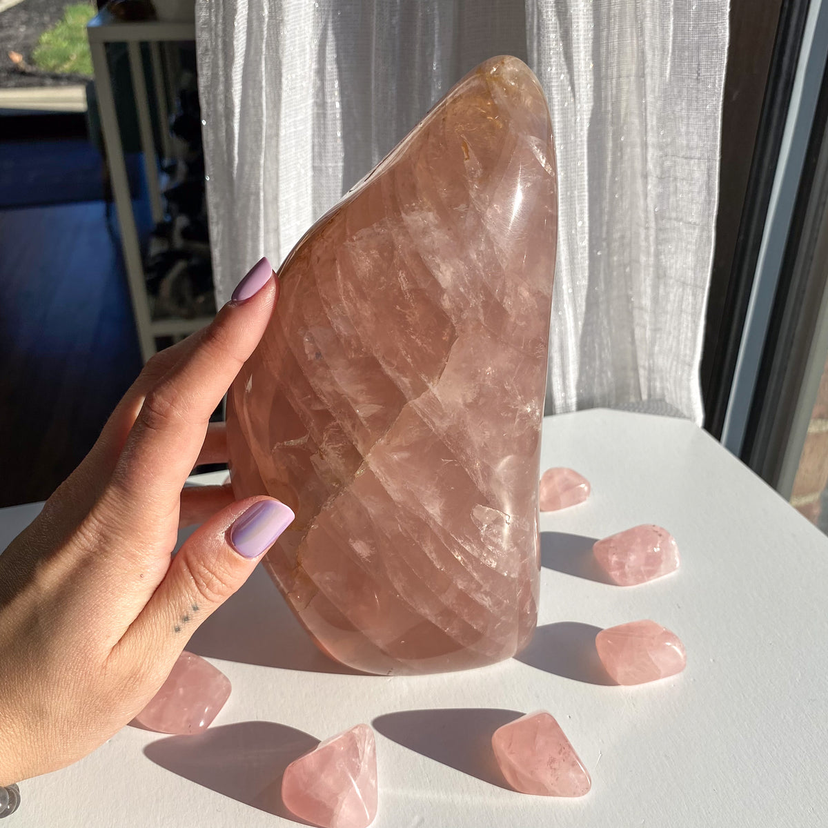 Rose Quartz Freeform - T