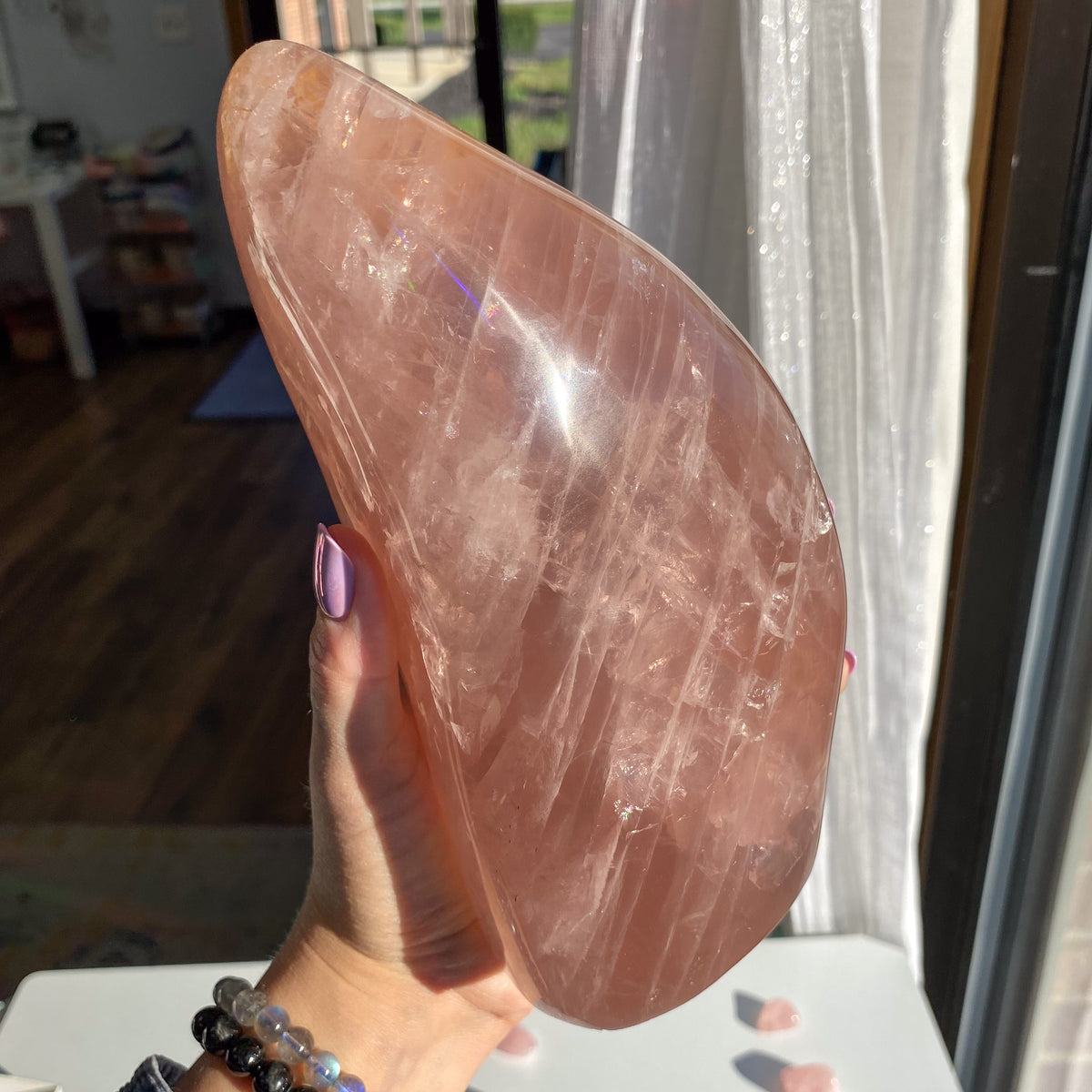 Rose Quartz Freeform - T