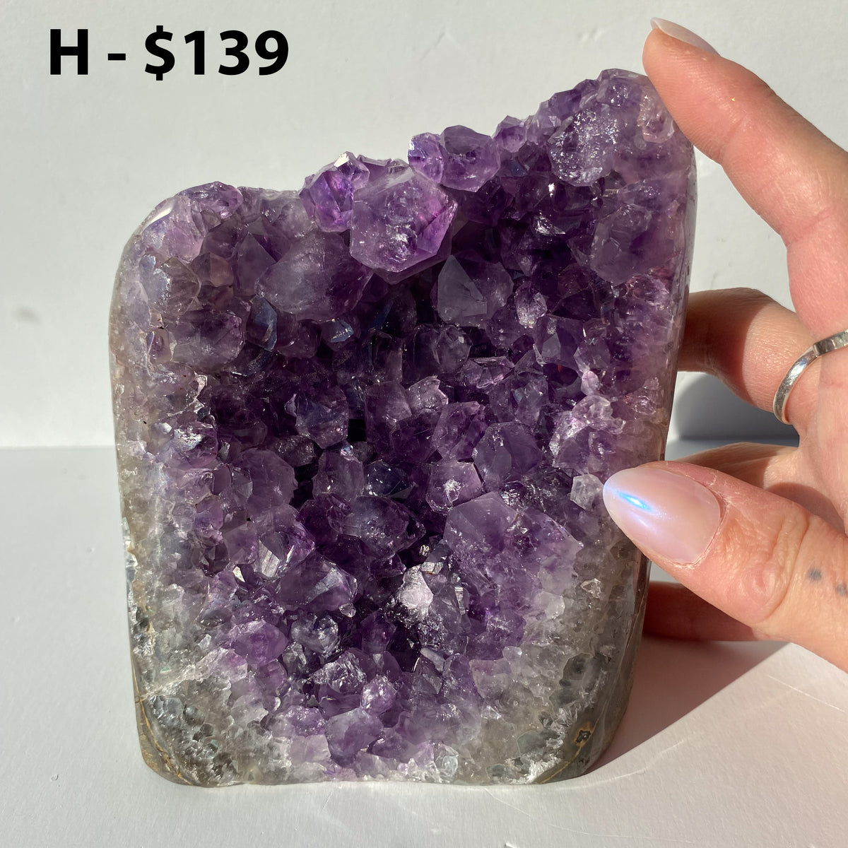 Cut Base Amethyst Cluster