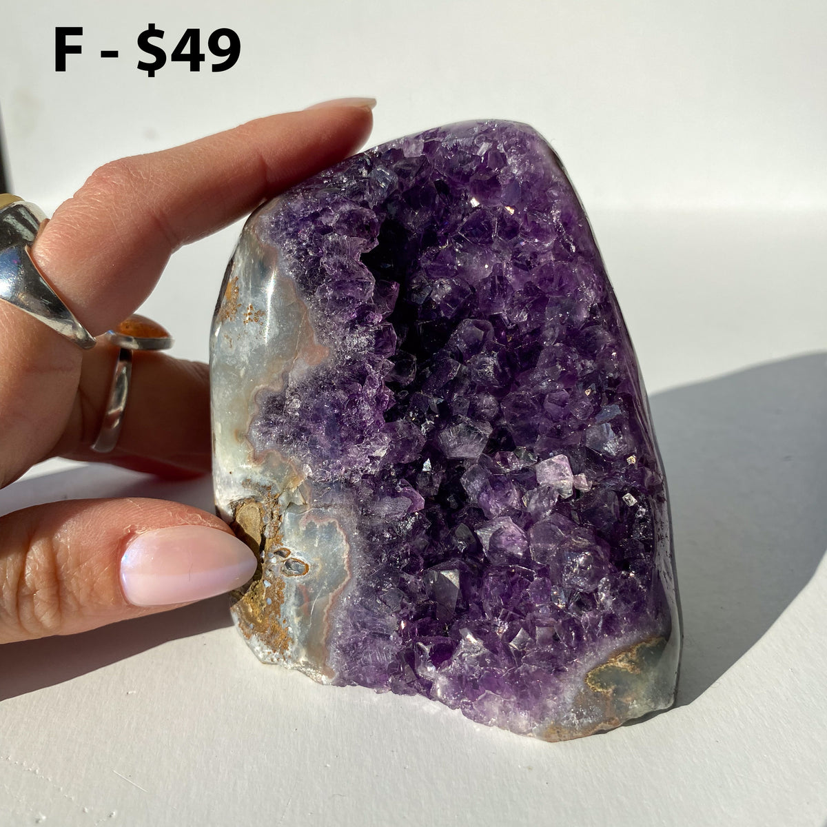 Cut Base Amethyst Cluster