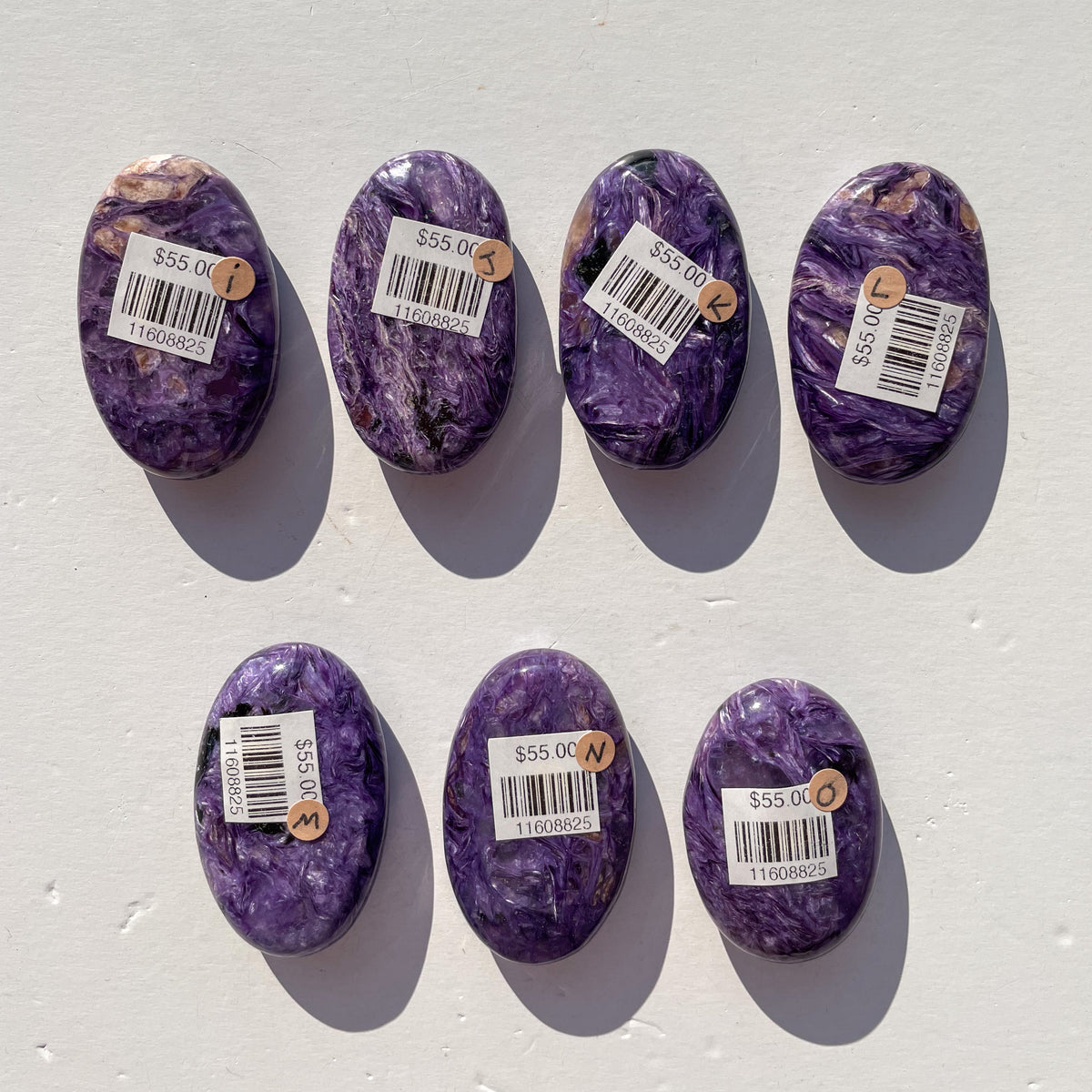 Charoite Palm Stones