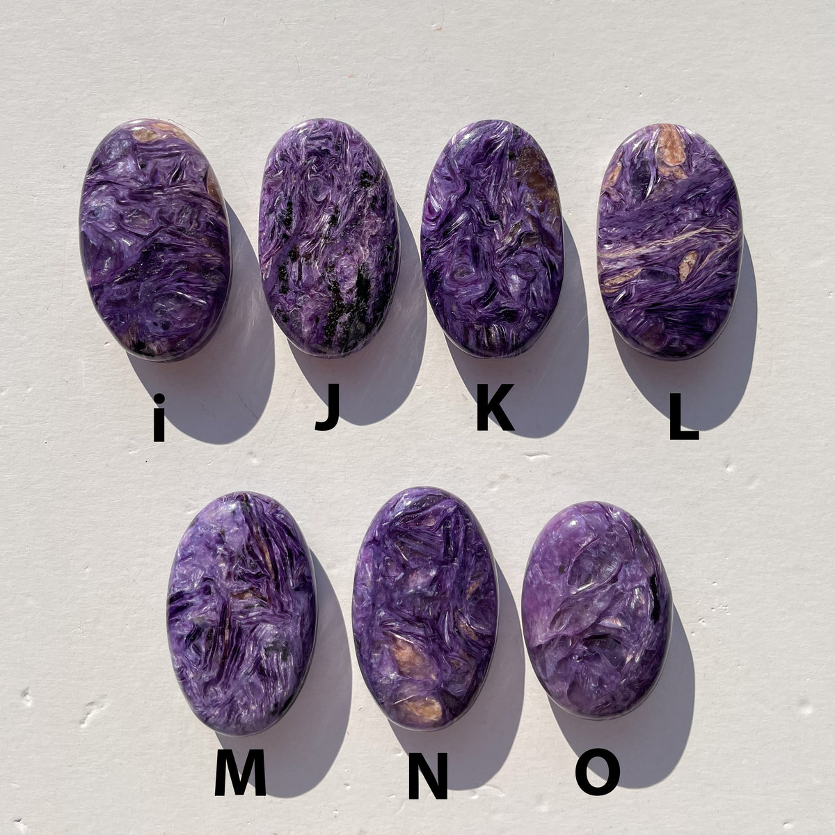 Charoite Palm Stones