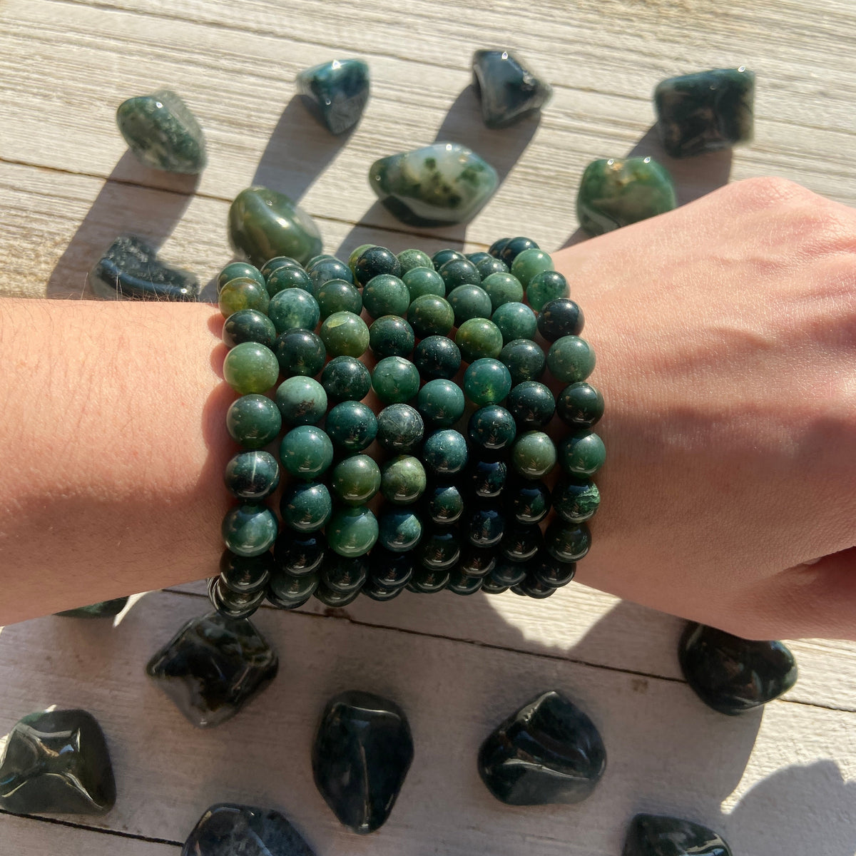 Moss Agate Bracelet