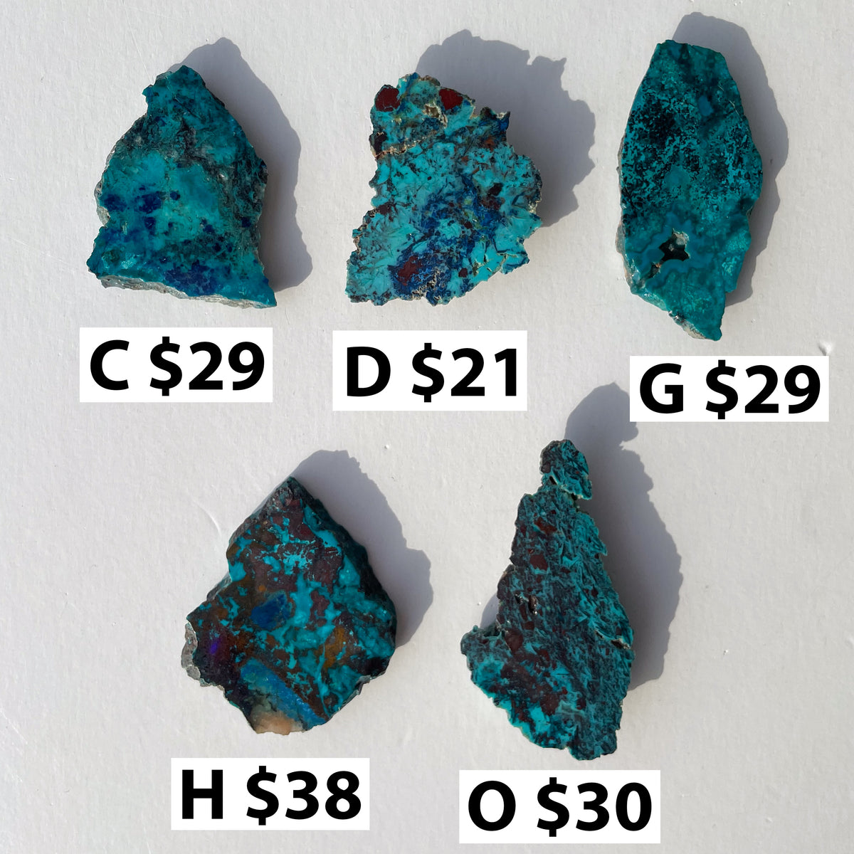 Shattuckite Slabs