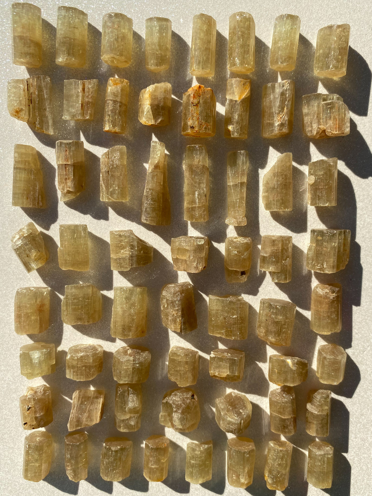 Yellow Apatite Pieces